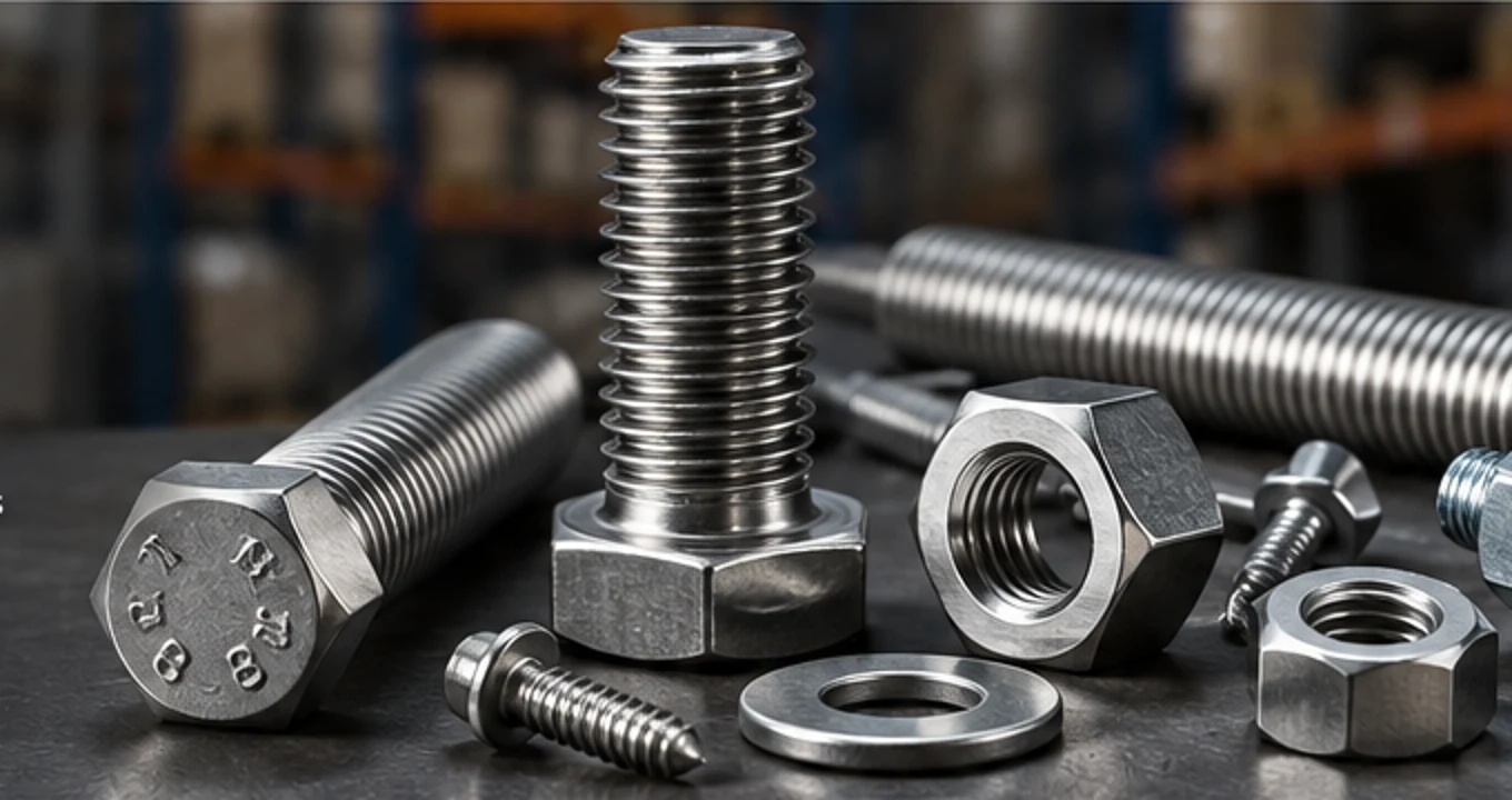 Industrial bolts, nuts, washers, threaded rods and anchors
